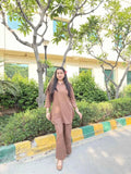 भू weave Cotton Co-ord Set