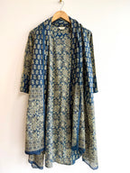 भू weave Cotton Handblock 3pc Kurta Set