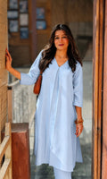 भू weave Viscose Kurta Pant Set